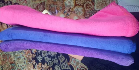 دستمال نظافت مدل میکروفایبر مدل 40D40 بسته 3 عددی