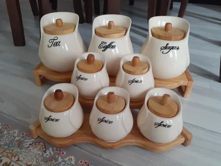 ست جا ادویه 8 پارچه امبیکو مدل 6065