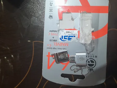 فلش مموری کوئین تک مدل MARVEL C-PLUS ظرفیت 64 گیگابایت به همراه  مبدل USB-TYPE C
