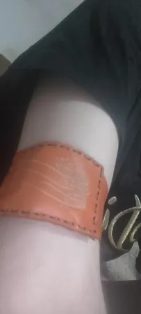 بازوبند مدل حرز و دعا چرمی کد 02