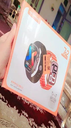 ساعت هوشمند ۴۹ میلیمتری کیکویر مدل KW56 ultra3 به همراه هدفون بلوتوثی