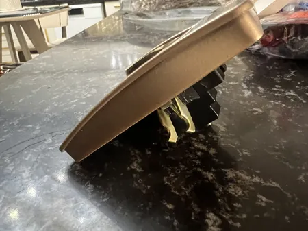 کلید تک پل صنایع آسیا الکتریک مدل کریستال BEI-GLD