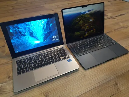 لپ تاپ 13.6 اینچی اپل مدل MacBook Air MRXV3 2024 LLA-M3-8GB RAM-256GB SSD