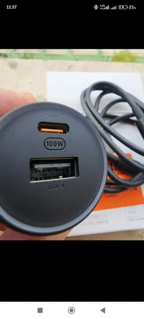 شارژر فندکی 100 وات شیائومی مدل CC07ZM 1A1C