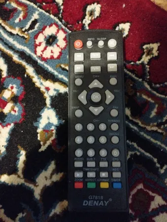 ریموت کنترل تلویزیون مدل DENAY G7818