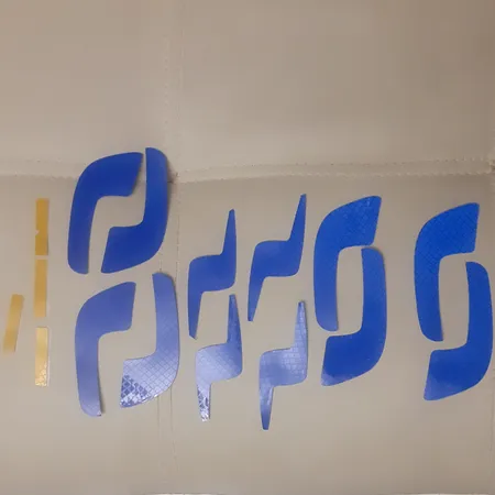 برچسب شبرنگ دوچرخه رفلکتور کد zy8 بسته 8 عددی