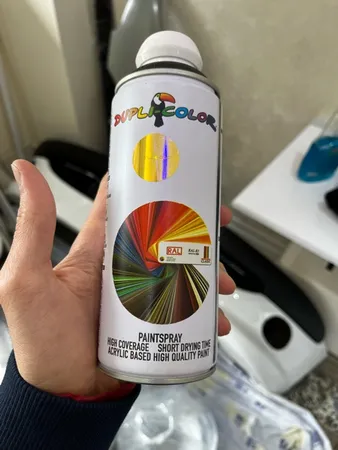 اسپری رنگ مشکی مات دوپلی کالر مدل RAL 9005 حجم 400 میلی لیتر