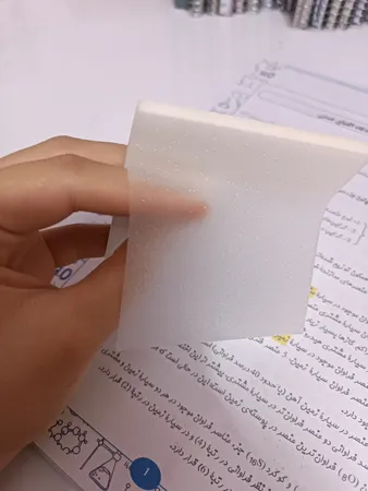 کاغذ یادداشت چسب دار مدل استیک نوت شفاف کد1