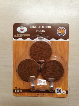 آویز حوله هوک مدل FM8 مجموعه 3 عددی