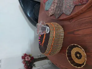 تجریه خرید سبد حصیر بافی ارغوان ساز مدل هورا