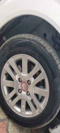 درپوش رینگ خودرو چیکال مدل P-1077-RD مناسب برای سمند بسته 4 عددی