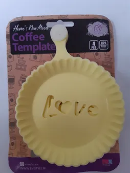 شابلون تزیینی سان کوک مدل 01-بسته 4 عددی