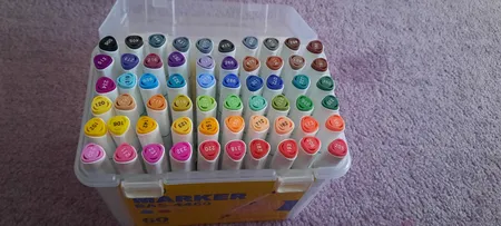 ماژیک راندو بیسیک مدل براش بسته 60 عددی