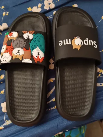 دمپایی زنانه پاپا مدل ویشکا کد 1496-BK