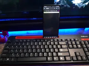 تجریه خرید کیبورد و ماوس بی سیم هترون مدل HKCW135، سوییچ ممبران، Full-Size