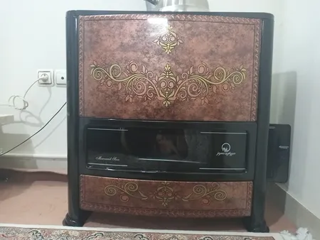 بخاری گازی مروارید سوز طرح گرافیکی مدل 9000