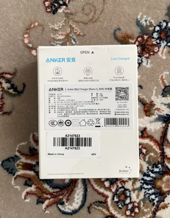 شارژر دیواری 30 وات انکر مدل 511 Nano3