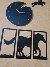 تجریه خرید دیوارکوب باروچین مدل اسب وحشی کد ws-28 مجموعه 3 عددی