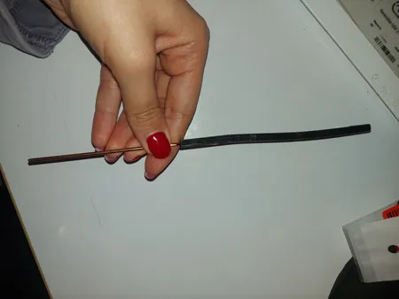 شانه مو مدل دم باریک فلزی