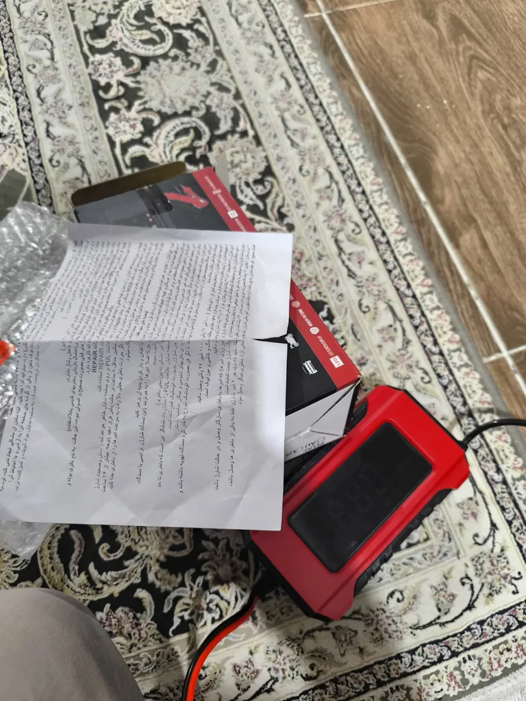 شارژر باتری خودرو مدل RJ-C121501A-RED