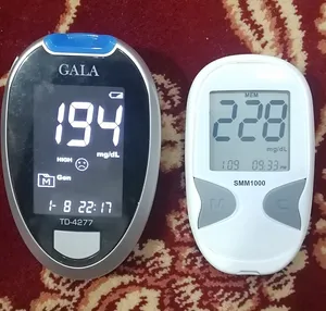 تجریه خرید دستگاه تست قند خون دیابان مدل  SMM1000 به همراه نوار تست قند خون مجموعه 4 عددی