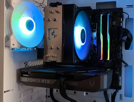 خنک کننده پردازنده دیپ کول مدل AG400 ARGB