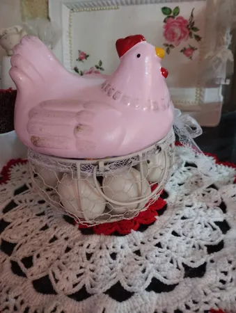 تخم مرغ تزیینی مدل پلاستیکی بسته 10عددی