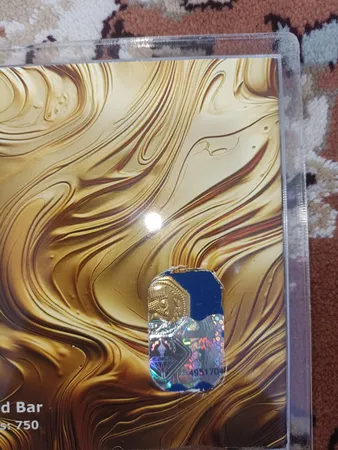 شمش طلا 18 عیار مدوپد مدل SG10136