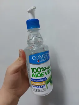 ژل آبرسان کامان مدل آلوئه‌ورا حجم 400 میلی‌لیتر