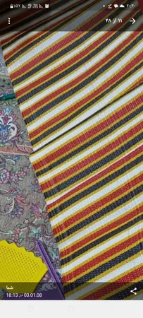 زیر انداز سفری 10 نفره الماس مدل حصیری