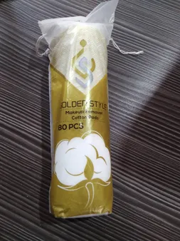 پد پاک کننده آرایش صورت گلدن استایل مدل 01 بسته 80 عددی