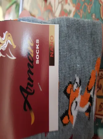 جوراب پسرانه آرمان طرح روباه مدل ساقدار کد TO 2021