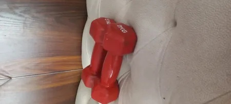 دمبل ایروبیک روکش‌ دار 2 کیلوگرمی بسته دو عددی