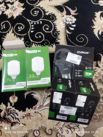 لامپ ال ای دی 15 وات سایروکس مدل 001 پایه E27 بسته 2 عددی