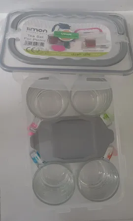 سبد پیک نیک 8 پارچه لیمون مدل hm306