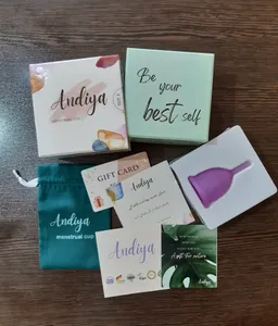 تجریه خرید کاپ قاعدگی آندیا مدل 1 سایز کوچک