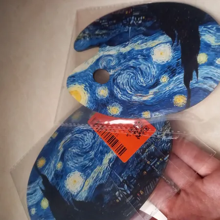 زیر لیوانی لوکسینو مدل پالت نقاشی طرح ونگوگ کد ArtLand_Shahrad