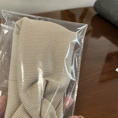 هدبند گره ای تک رنگ مدل کبریتی 02