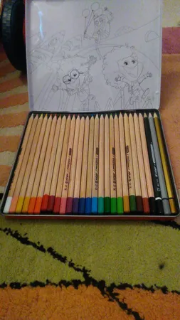 مداد رنگی 24+3 رنگ آریا مدل 3022