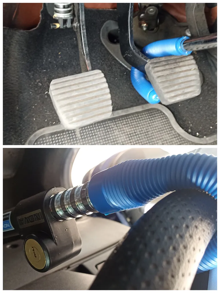 قفل فرمان و پدال نووا مدل L800