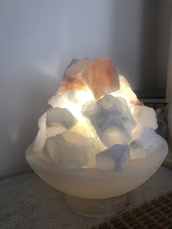 آباژور سنگ نمک طب سنگ طرح کاسه کد TA-50106