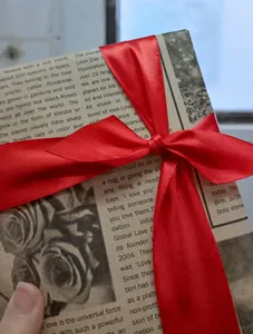 تجریه خرید کاغذ کادو کرافت طرح روزنامه بسته 5 عددی