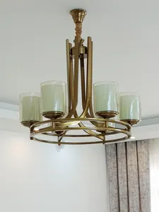 تجریه خرید لوستر 6 شعله تابنده مدل آتن