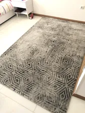 تجریه خرید فرش ماشینی ساوین کد 4113 زمینه نقره ای