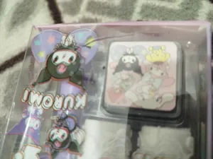 تجریه خرید مهر مدل غلطکی طرح KUROMI  مجموعه 5 عددی به همراه استامپ