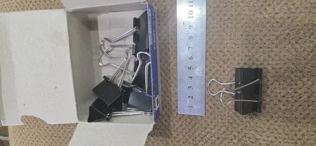 گیره کاغذ مدل DL.0002 سایز 41 میلی متر بسته 6 عددی