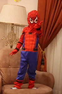 تجریه خرید ست ایفای نقش مدل لباس مرد عنکبوتی کد 100 مجموعه 6 عددی