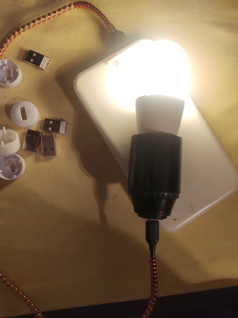 چراغ قوه مدل USB بسته 10 عددی