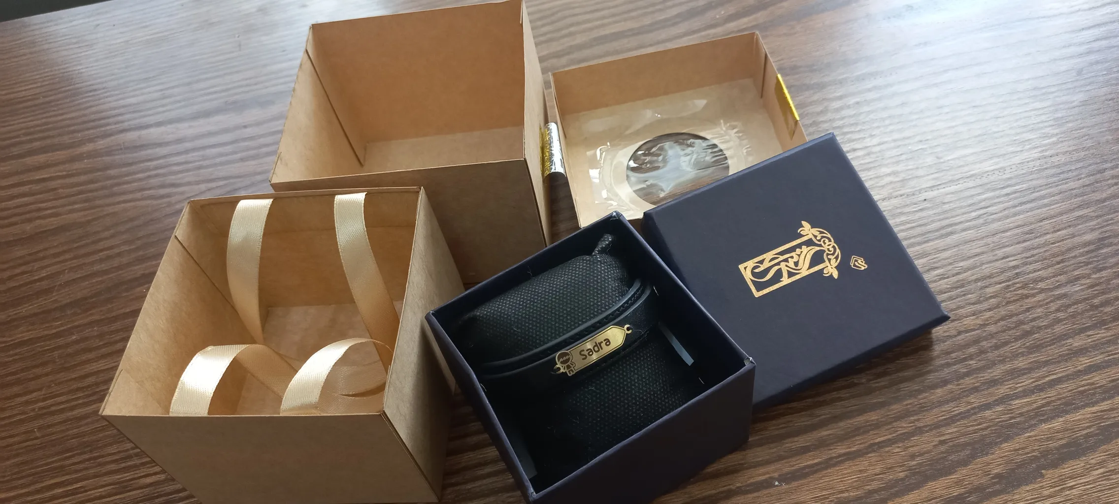 دستبند طلا 18 عیار بچگانه لیردا مدل صدرا