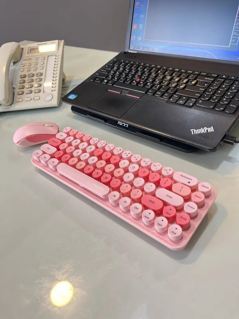 کیبورد و ماوس بیسیم مافی مدل I bean، سوییچ ممبران، Tenkeyless